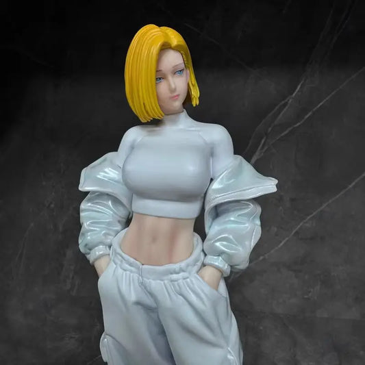 New Hot Anime Dragon Ball Z Android 18 Figure Android 18 Action Figure Collectible Statue Model Toy Adult Christmas Gifts