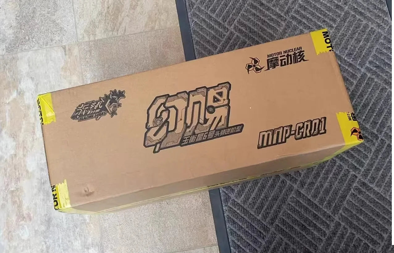 【In Stock】 100% Genuine MOTOR NUCLEAR MNP-CR01 HUANCI 22CM Assembling Movable Model Toys Alloy Skeleton Mecha Figurine Toy Gifts