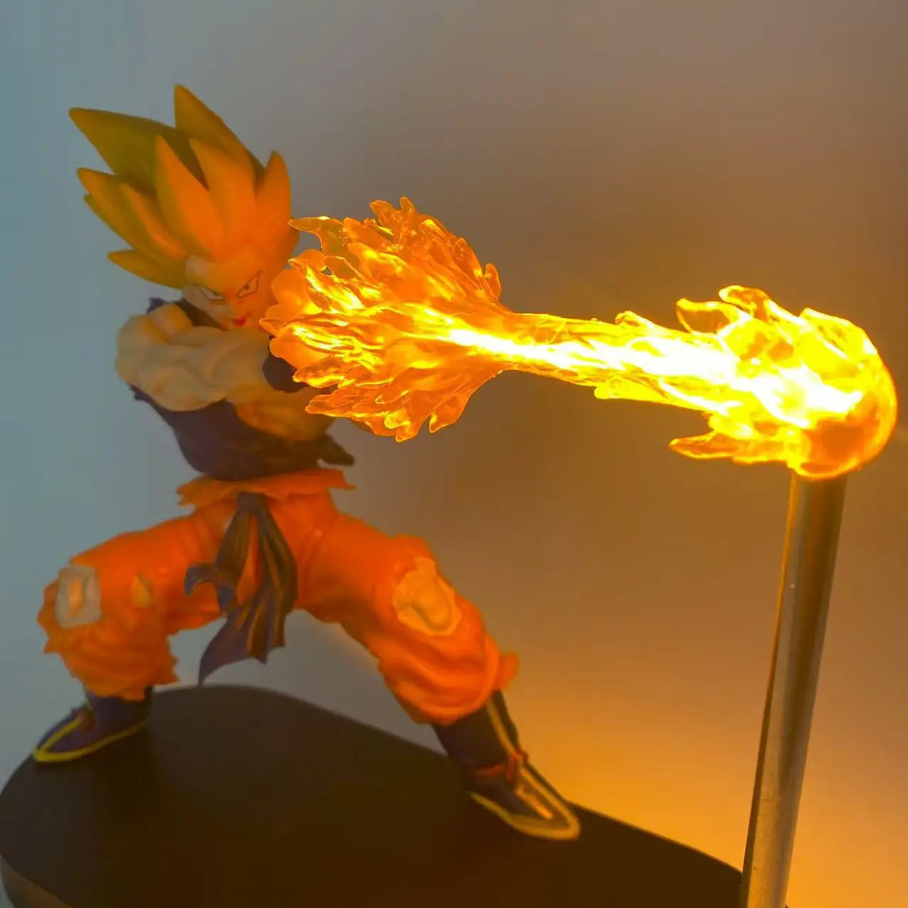 New Dragon Ball Son Goku Kamehameha Night Lamp Desktop Decoration Model Night Anime Surrounding Children'S Toys Birthday Gift