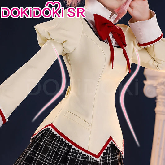 IN STOCK Madoka Akemi Tomoe Mami Cosplay Anime DokiDoki-SR Women Cute Costume Uniform