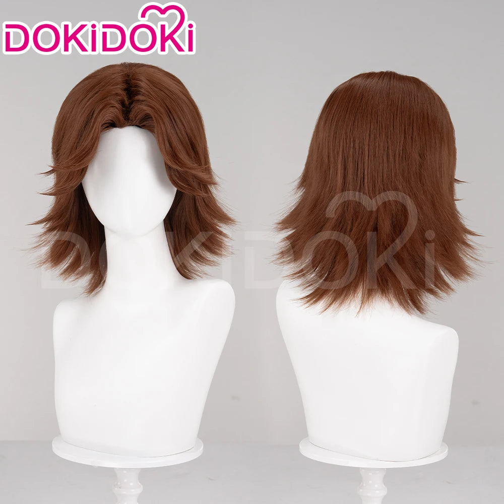 IN STOCK Anya Daisuke Cosplay Wig Game Mouthwashing DokiDoki Women Black Short Hair Anya Halloween Cosplay Free Wig Cap