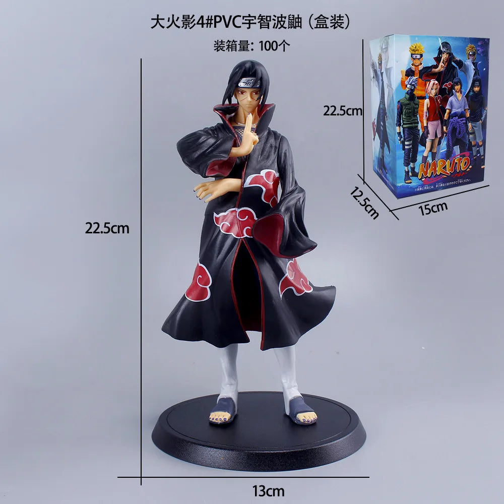 15cm Bandai Naruto Uchiha Itachi PVC Action Figure Anime Model Doll Collectible Toy Gift - 22cm / No Box