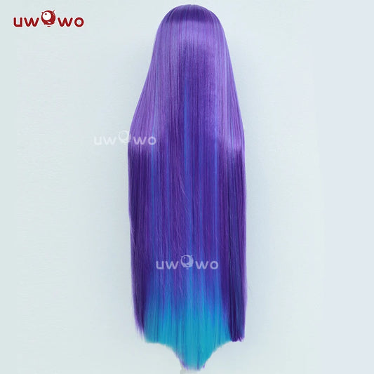 UWOWO Irelia Wig Game League of Legends/LOL: Spirit Blossom Irelia Cosplay Wig Long Hair Purple Wig Halloween Wig