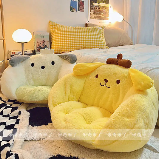 Comfortable Pochacco Sitting Cushion My Melody Kuromi Cartoon Seat Cushion Chair Japanese Style Back Cushion Sofa Bed
