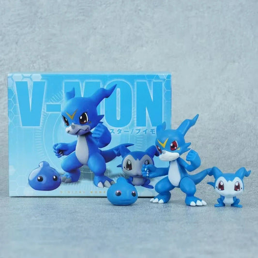 Digimon Veemon Figure Digimon Adventure 02 Anime Figure Chicomon Chibimon Figures Pvc Model Statue Collection Birthday Gift