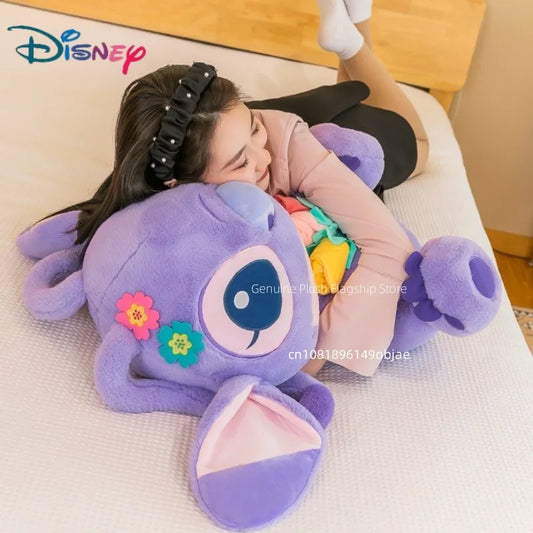 35/55/70CM Big Size Disney Stitch Cute Anime Plush Stuffed Doll Room Decoration Peluche Pillow Kawaii Plushies Ornaments Gifts