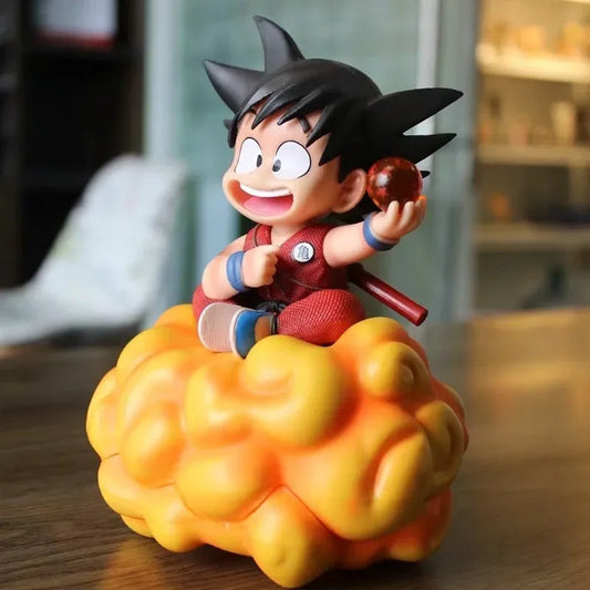 Dragon Ball Anime Figure Sun Goku Action Figure Young Flight Same Style Tendon Douyun PVC Statue Collection Model Kid Doll