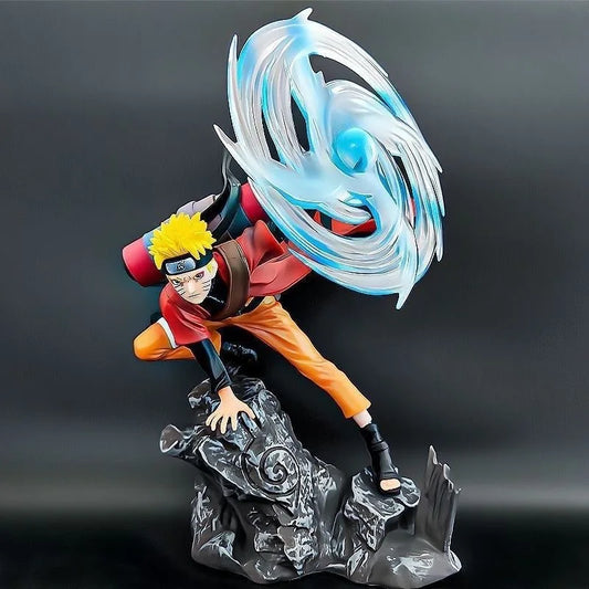 Hot Naruto Shippuden GK Anime Figure Uzumaki Naruto Action Figures 36cm Model Desktop Collection Doll Children Toys Gift