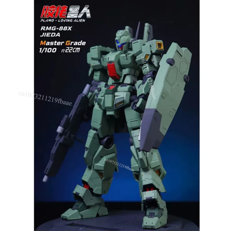 PLAMO LOVING ALIEN JEDA RGM-88X MG 1/100 AMURO RAY USE Jeddah JLXR Model Assembly Model Kit Toy Action Figures Model Kit Gifts