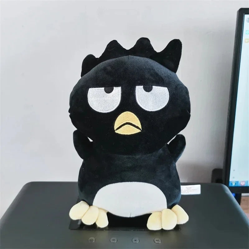 Sanrio BADBADTZ MARU Plush Toy Soft Cute Japanese Style Anime Black Penguin Doll Hug Plushies Pillow Sofa Bed Xmas Gifts Girl