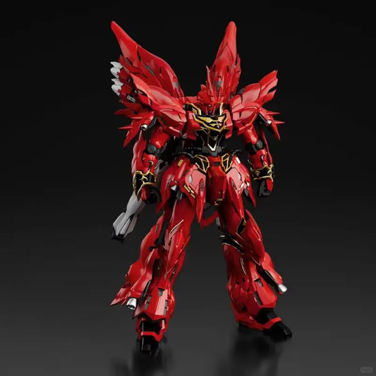 Comet Model 1/100 MG MSN-06S Sinanju GK Style Assembly Plastic Action Figure Toy Red/White