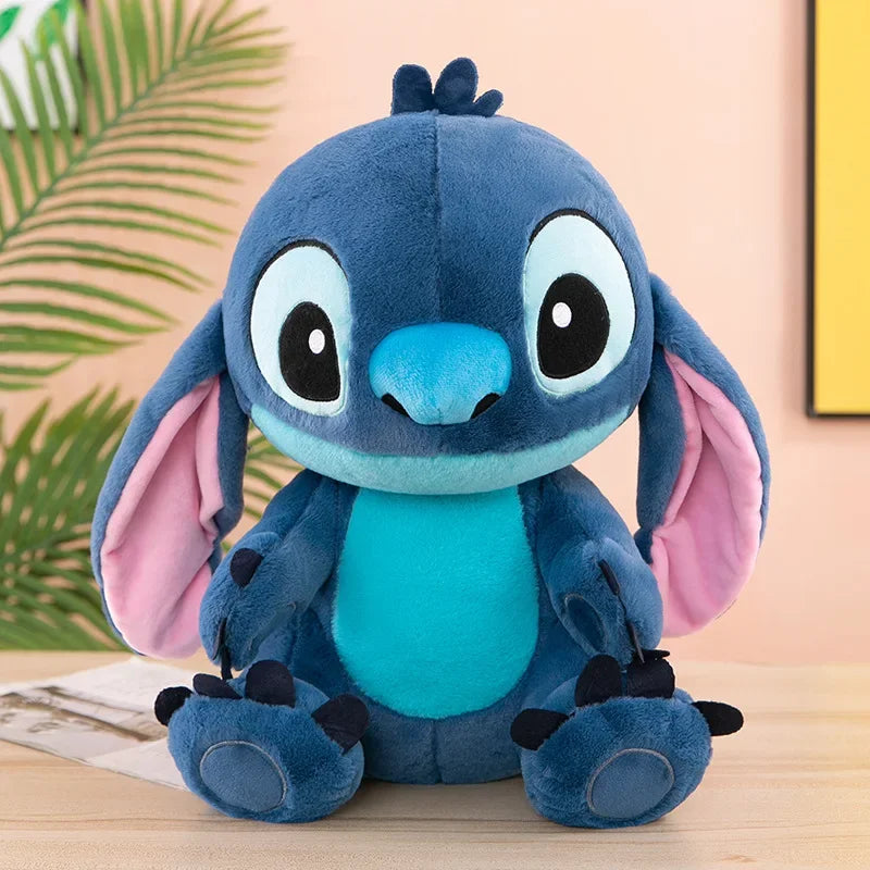 30/60cm Disney Lilo and Stitch Plush Toys Standing Posture Kawaii Pixar Anime Plushie Stich Dolls Soft Stuffed Gift for Children