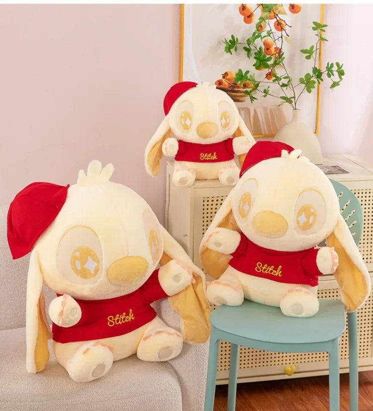 35/60CM Disney Lilo & Stitch Doll Cartoon Plush Toy Cute Anime Soft Stuffed Kawaii Golden Stich Plushie Kids Birthday Gifts
