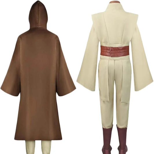 HOMCHEE TRENDS Obi Wan Kenobi Adult Men Nylon Elastane Cosplay Set