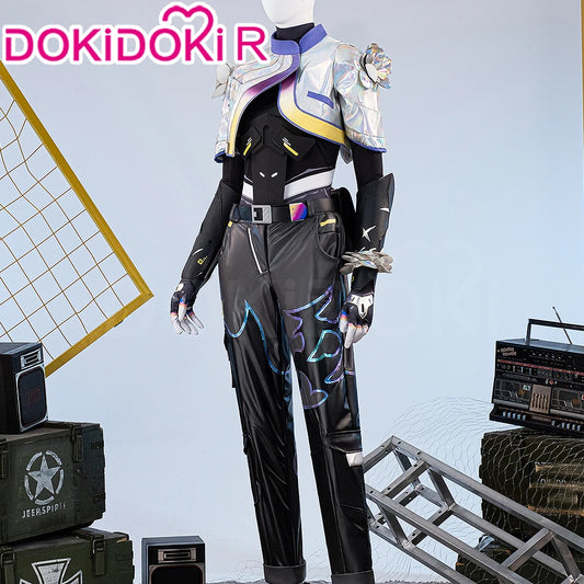 Vyse Cosplay Costume Game Cosplay【XS-3XL】DokiDoki-R Women Black Costume Vyse Halloween Cosplay Plus Size