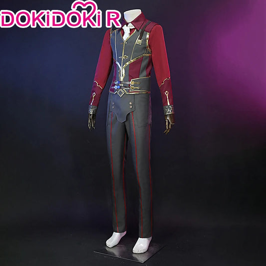 Silcoo Cosplay Costume Game Anime Cosplay【XS-2XL】DokiDoki-R Jinxx Father Silcoo Men Costume Plus Size