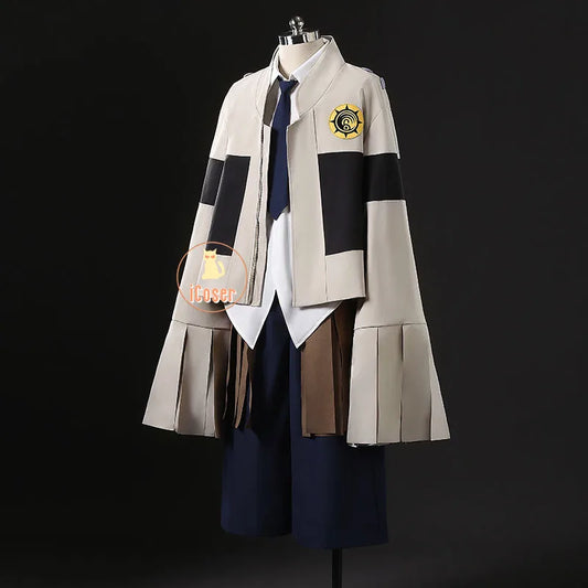 Anime Gachiakuta Tamsy Caines Cosplay Costume Wig Uniform Jacket Bag Carnival Halloween Party for Women Men Role Play Outfit Cos