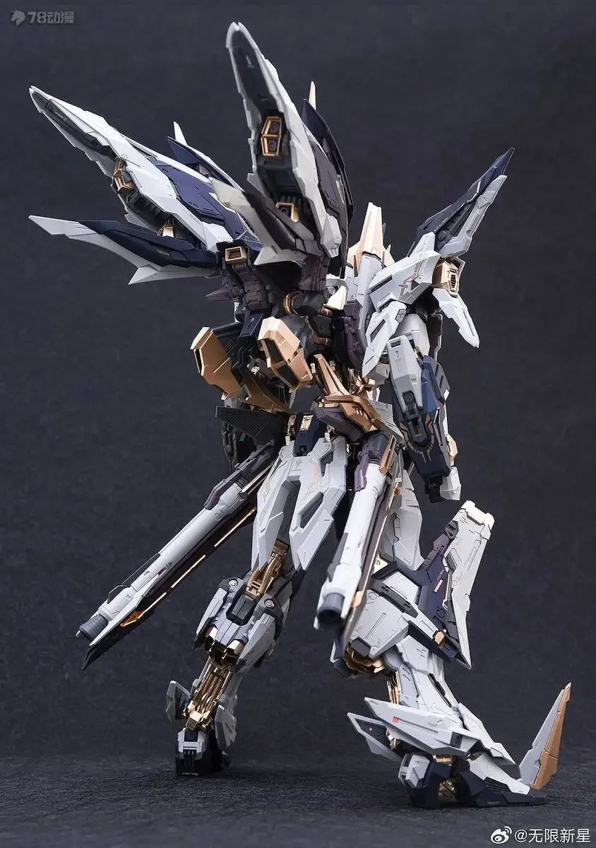 Original Infinite New Star 1/100 Aurora Imperial Dawn Knight Troops Alloy Die Casting Frame Model Halloween Gift
