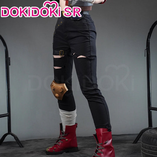 IN STOCK Vii Cosplay Costume Game Cosplay【S-3XL】DokiDoki-SR Women Suit Costume Cosplay Coat Black Suit Vii Tattoo Plus Size