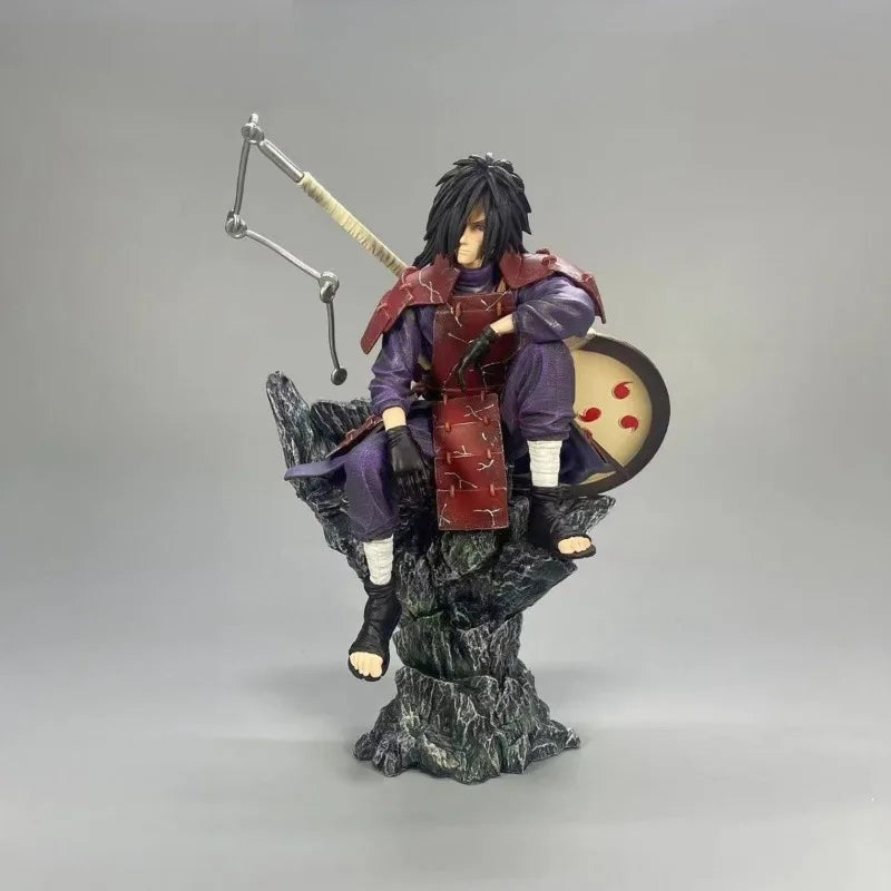 Popular Anime Naruto Shippuden Uchiha Madara Figurine Uchiha Sasuke Action Figures PVC Statue Collection Model Decoration Toys