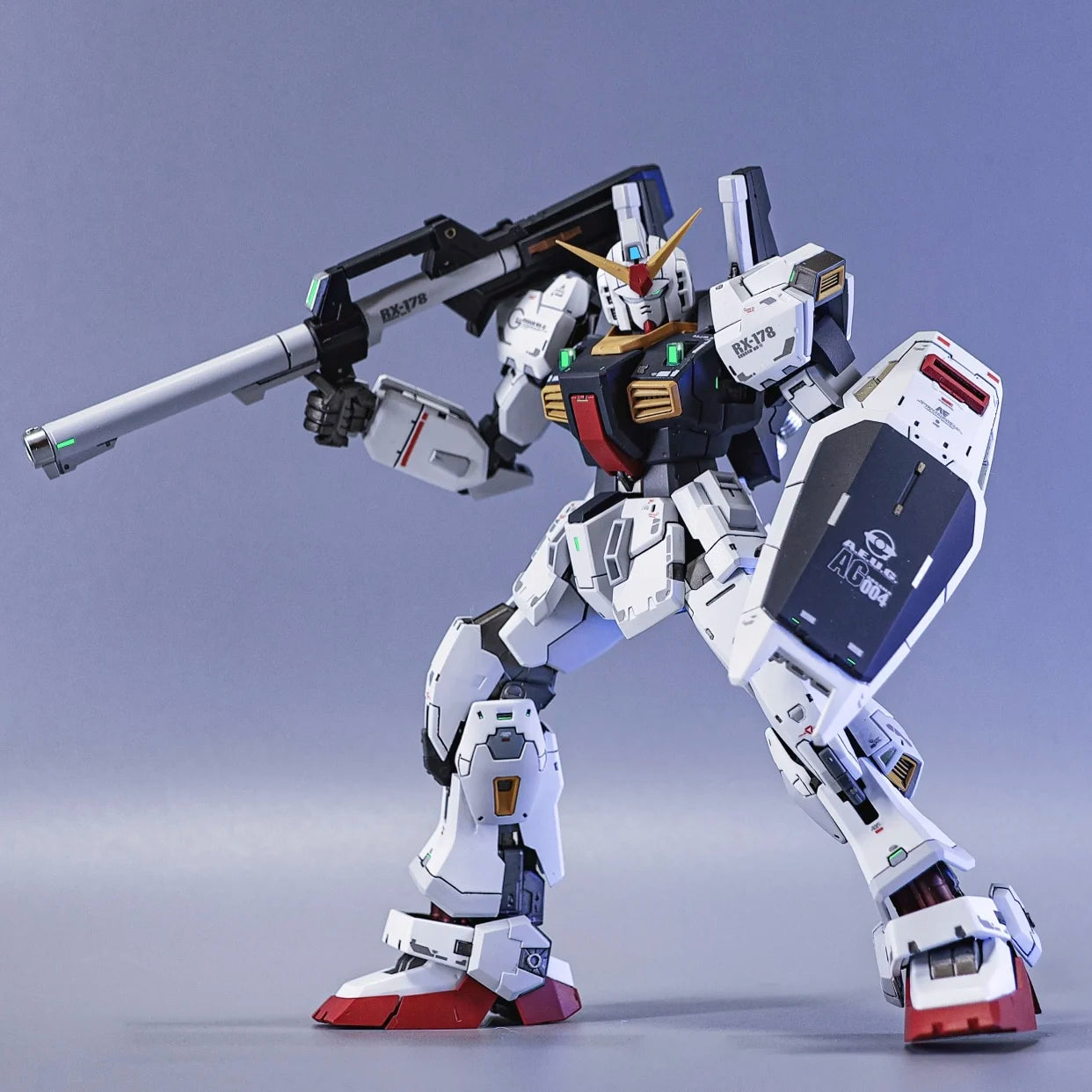 Gaogao Model Mk2 RX-178 Mk-II PG 1/60 Titans Color AEUG Toy Assembly Kit Robot Mecha Action Figures Gifts - No Box