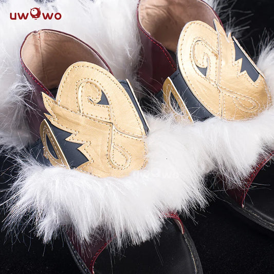 UWOWOW Aurora Shoes Game Aurora Witch Bunny Champion Cosplay Shoes Size 35-45 Shoes cover