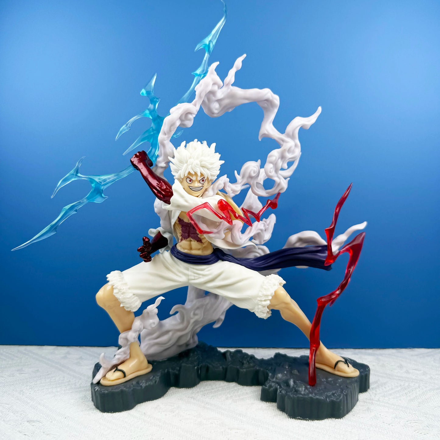 25cm One Piece Raiden Five Gear Nica Lightning Luffy Action Figure Model Statue Doll Toys Collection Decoration Model Toys Gift