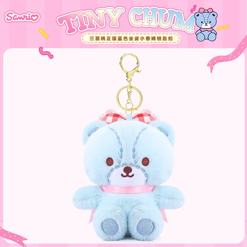 Anime Hello Kitty Cartoon Sanrio Tiny Chum Plush Toys Y2K New Mini Plush Doll Pendant Backpack Keychain Pendant Gift for Girls