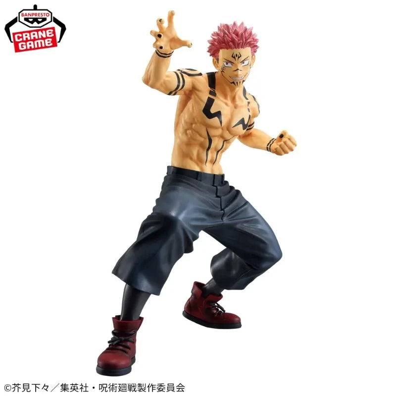 Bandai In Stock Original Banpresto Jujutsu Kaisen Ryomen Sukuna Pvc 21Cm Anime Action Figure Model Collection Boxed Toys Gifts