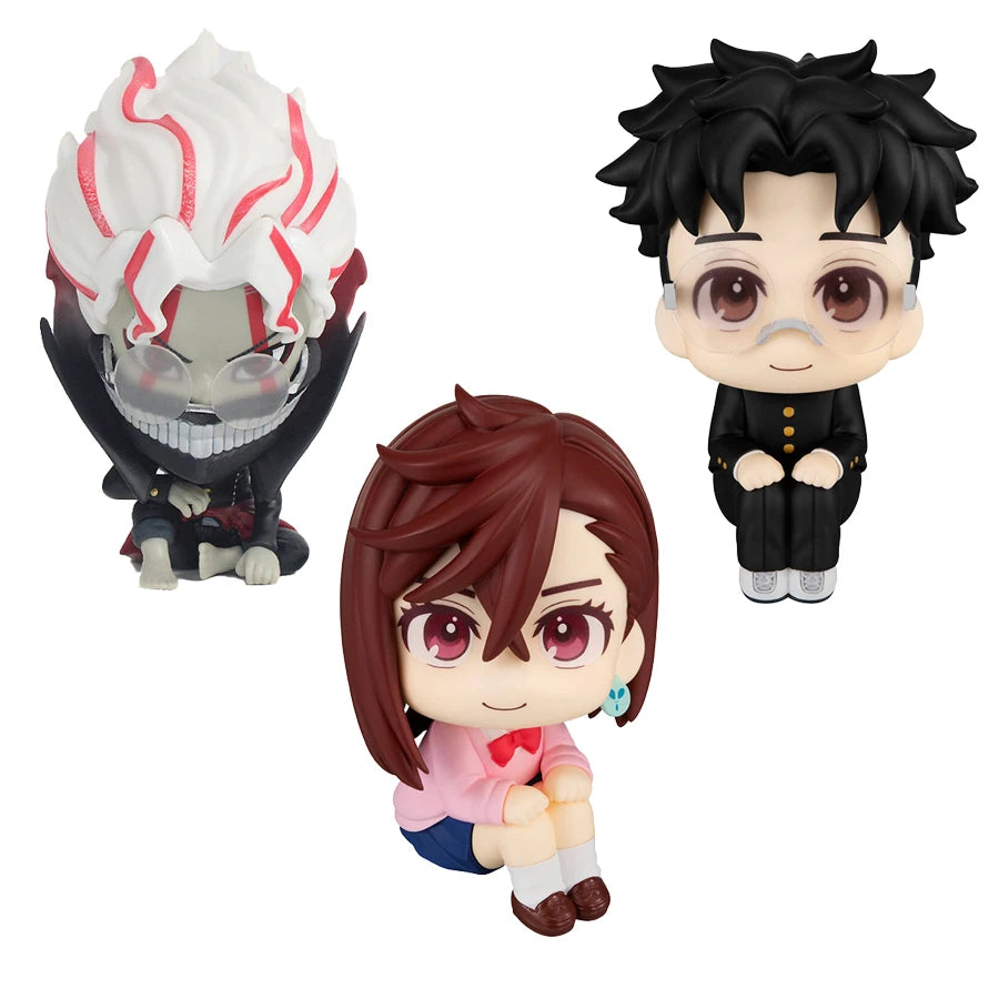 10cm/3.94in Dandadan Anime Figure Look Up Ayase Momo Action Figure Q Version Takakura Ken Figurine PVC Collection Model Doll Toy