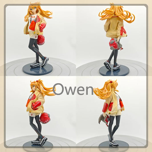 Anime NEON GENESIS EVANGELION Ayanami Rei Figurine Asuka Langley Soryu Action Figure PVC Stance Statue Collection Model Toy Gift