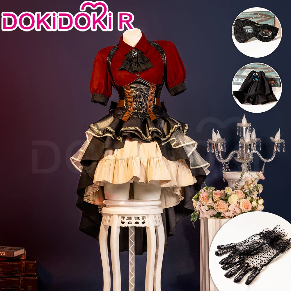Togawa Sakiko Wakaba Mutsumi Uika Umiri Nyamu BanG Dream! Cosplay Set S-2XL Plus Size Dokidoki-R - XL