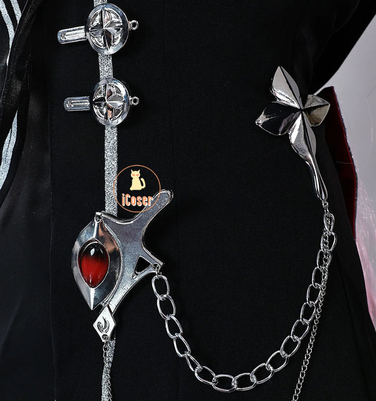 Honkai Star Rail Evernight March 7th Cosplay Costume Wig Dress Headwear Mysterious Foreign Guest Halloween Party for Women Girls