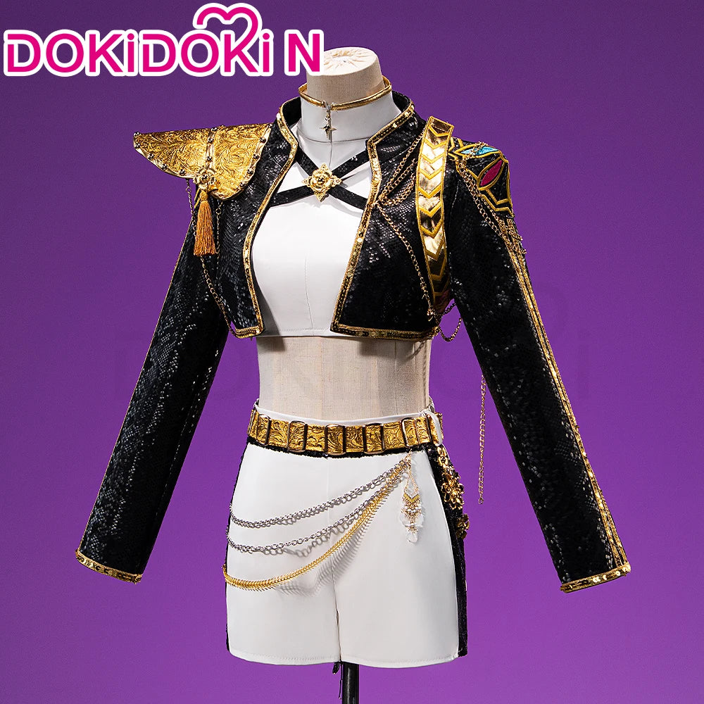 【Last Batch】IN STOCK Zoeyy Miraa Rumii Cosplay Costume【XS-3XL】DokiDoki-N Golden Costume Zoeyy Miraa Rumii Cosplay Plus Size