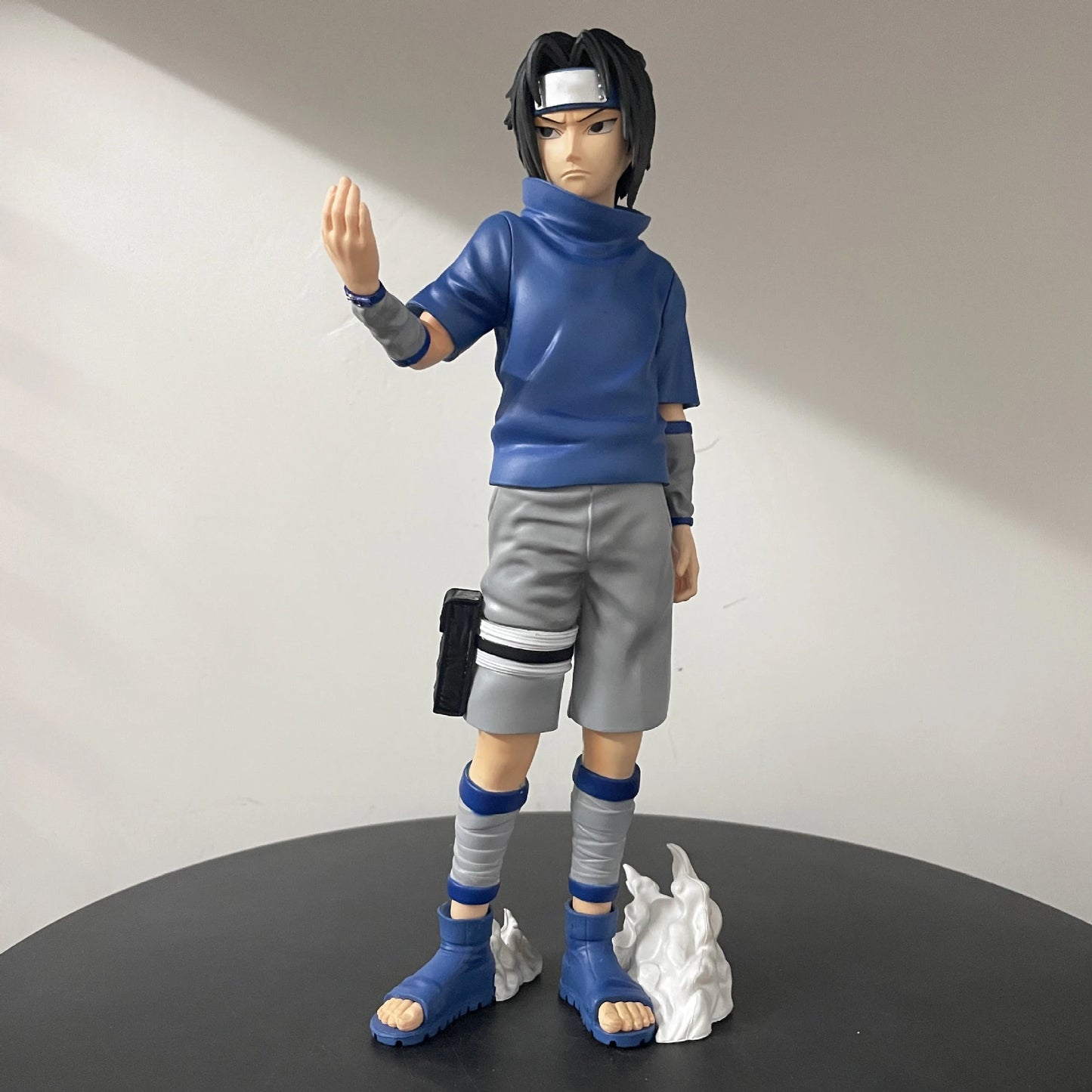 26cm Uzumaki Naruto Action Figure Gk Shippuden Uchiha Sasuke Figures Fire Country Model Standing PVC Toys Collection Gift