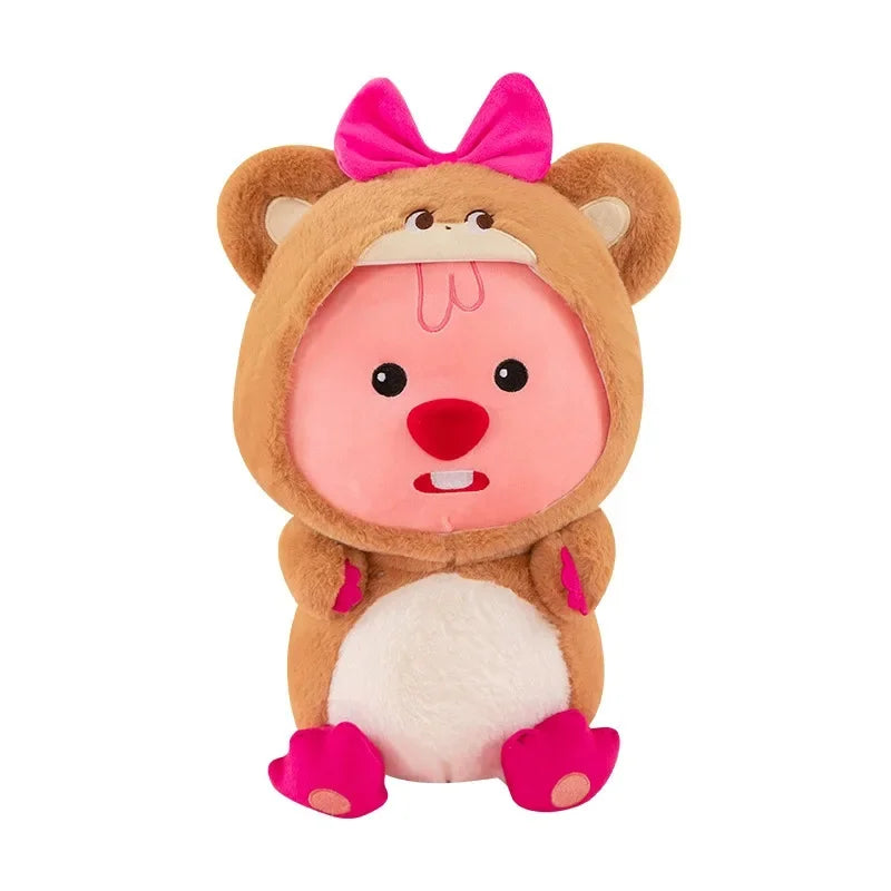 33-60cm/ Kawaii Original Anime Cartoon Plush Toy Little Beaver Rock Animal Serie Cute Plush Doll Interior Decoration Kids Gift