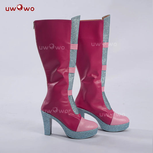 UWOWO Flora Shoes Anime Flora S4 Fairy Club Transformation Cosplay Shoes