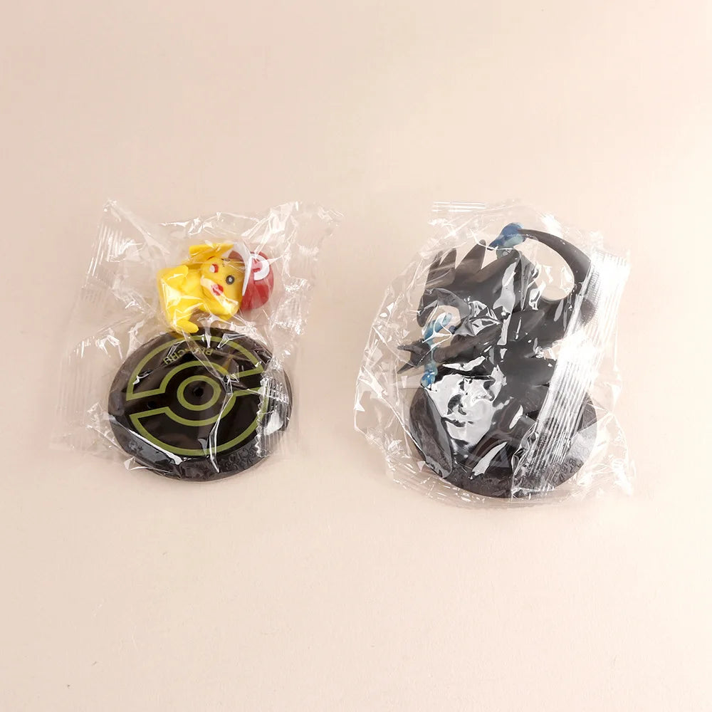 Pokemon 6 Pcs/Set Anime Figure Pikachu 6-7cm Figure Charizard Blastoise Squirtle Bulbasaur Action Figures Model toys Gifts