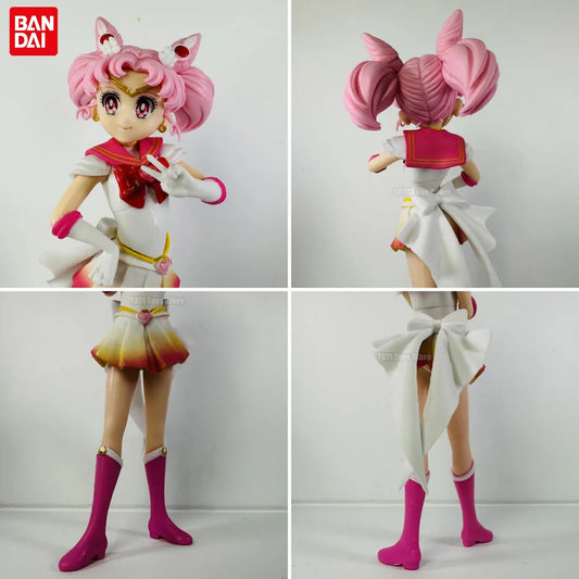 17cm Pretty Guardian Sailor Moon Cosmos Anime Figure The Movie Glitter Glamours Super Sailor Chibi Moon Action Figurine Toy Gift