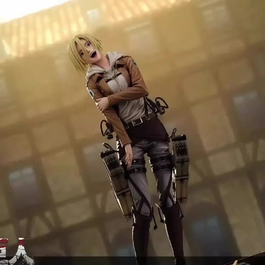 Pre-sale Attack on Titan Anime Figures Annie Leonhart Figures PVC Statue Collection Model Room Decoration Birthday Gift Toys