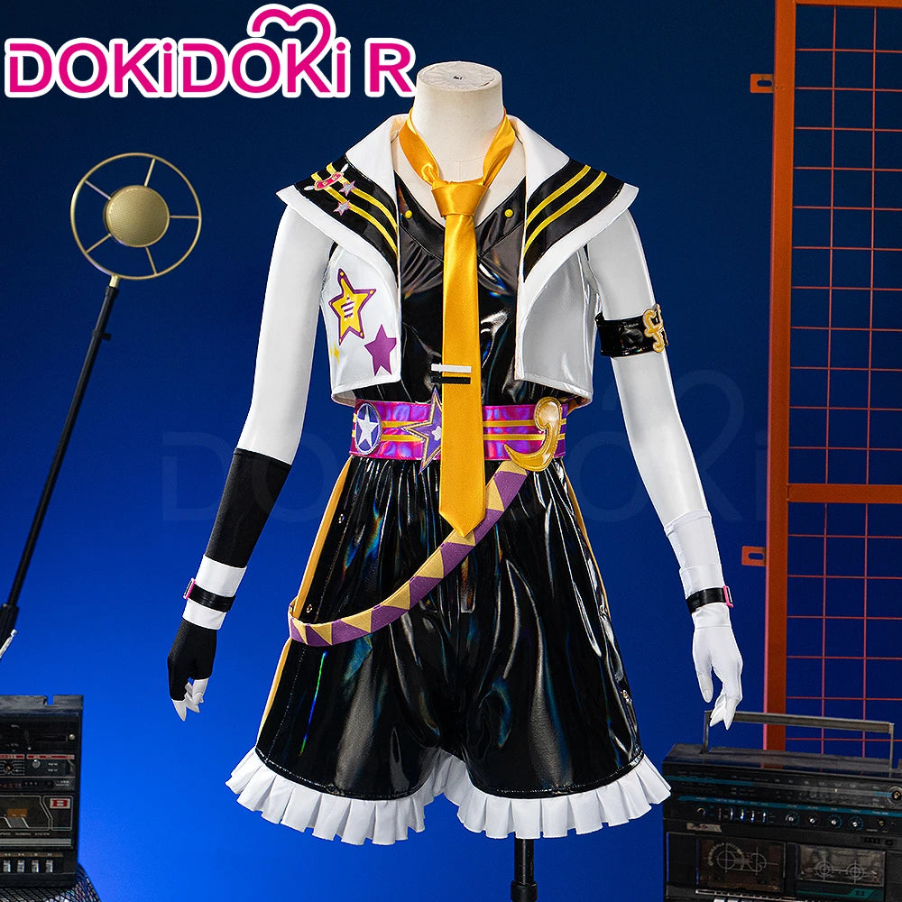 IN STOCK Rinn Lenn Lukaa Cosplay Costume【XS-2XL】DokiDoki-R Women Men Cute Short Dress Costume Muse Dash Rinn Cosplay Plus Size
