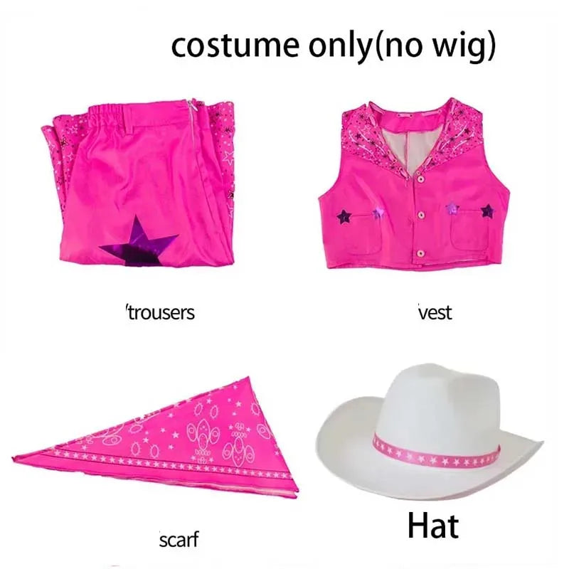 Homchee Trends Cos Barbi Costume Set Adult Cotton Polyester - costume Hat(no wig) / XXXL