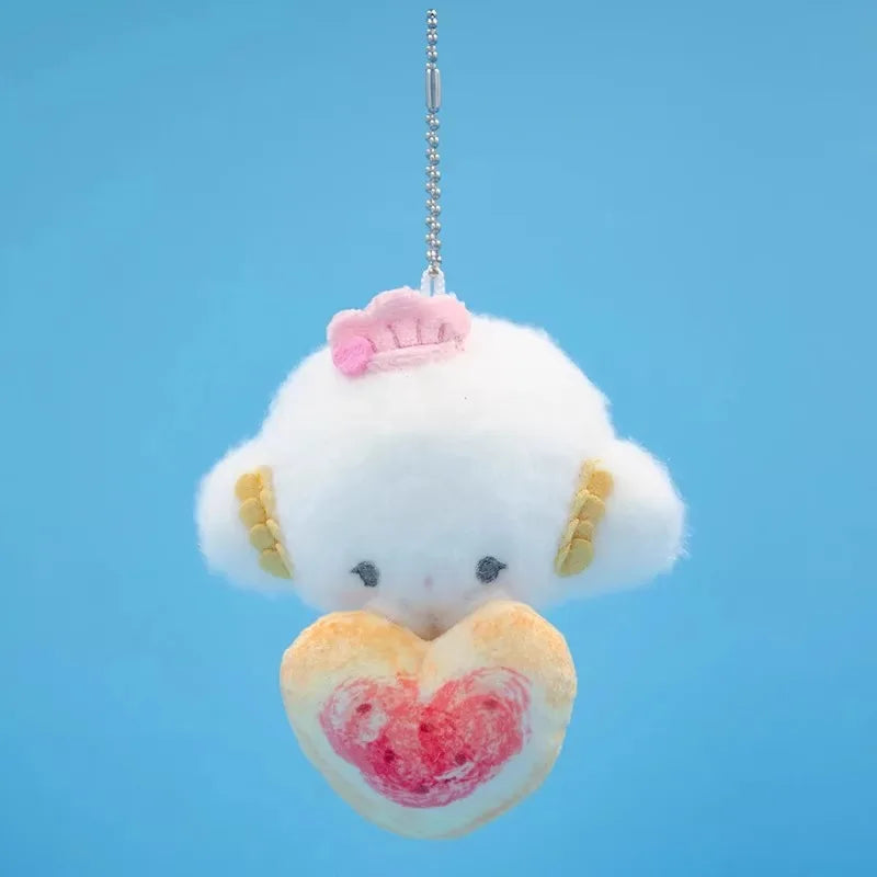 Genuine Sanrio New Kawaii Cute Cogimyun Kogimyun Plush Keychain Stuffed Plush Toy Small Pendant Keyring Birthday Gifts For Girls
