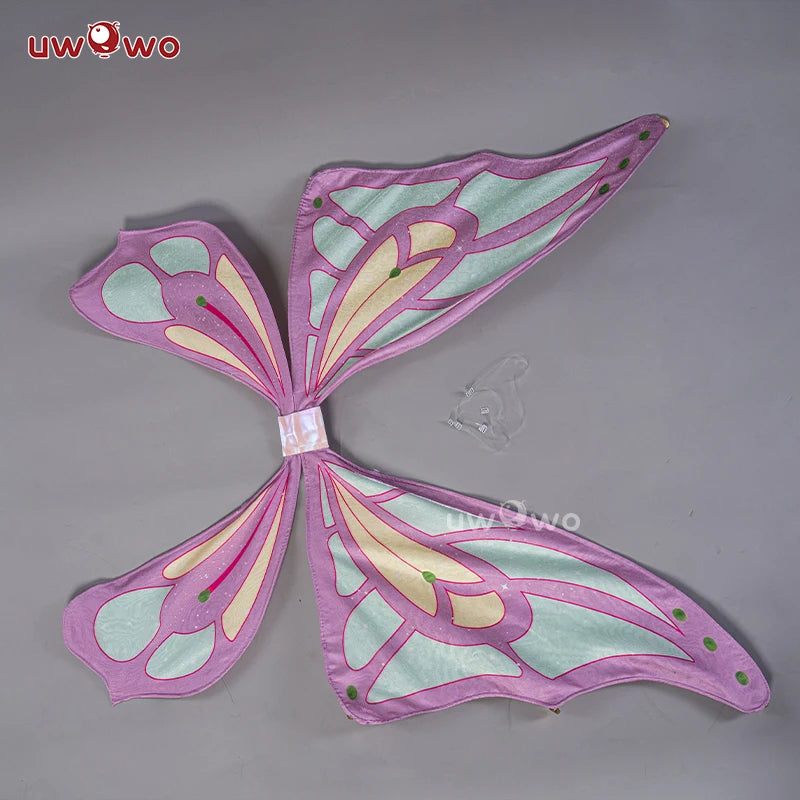 IN STOCK UWOWO Bloomm Enchantixx Flora Cosplay Costume Big Fairy Wings Cosplay Outfit Butterfly Fairy Women Wing