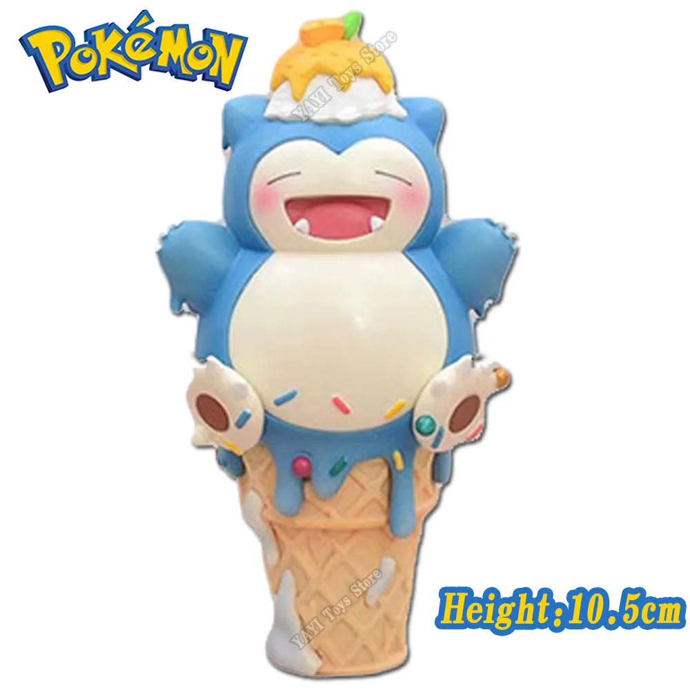 Hot Pokemon ice cream Anime figure model Action Figure Pikachu Gengar Model Toy Cartoon Collectible Doll For Kids Gifts