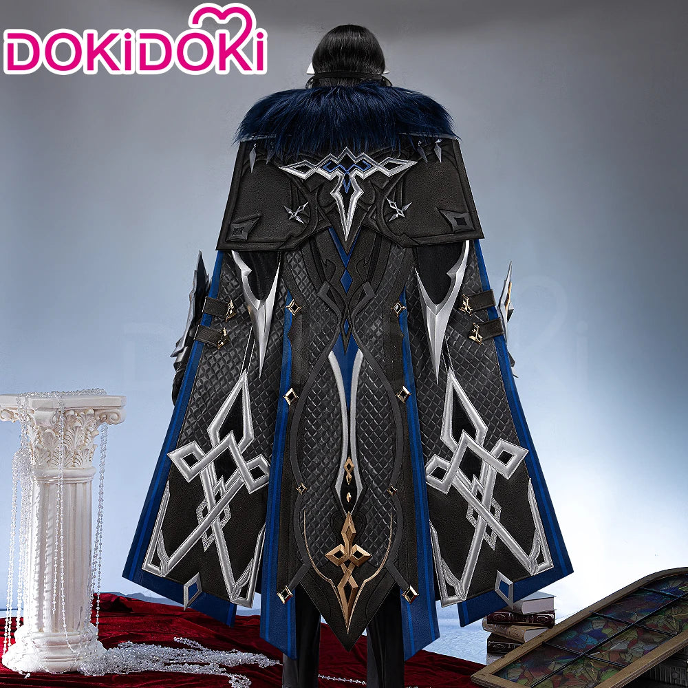IN STOCK Captain Capitano Cosplay Costume Game Genshin Impact【S-4XL】DokiDoki Men Costume Fatui Harbinger Halloween Plus Size