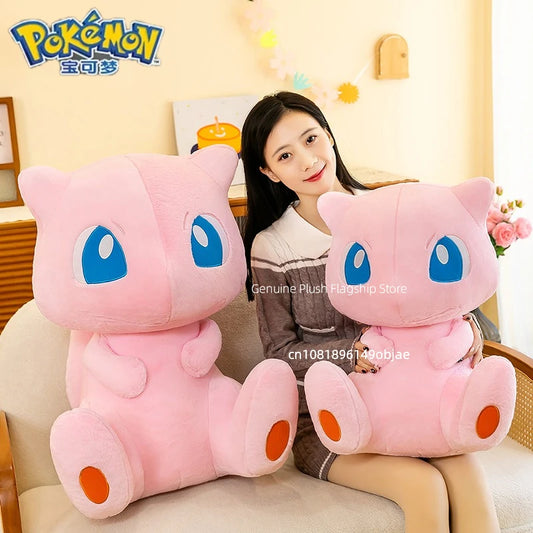 45/55cm Big Size Pokemon Mew Cartoon Anime Plush Stuffed Doll Room Decoration Plushies Pillow Peluche Ornaments Children's Gifts