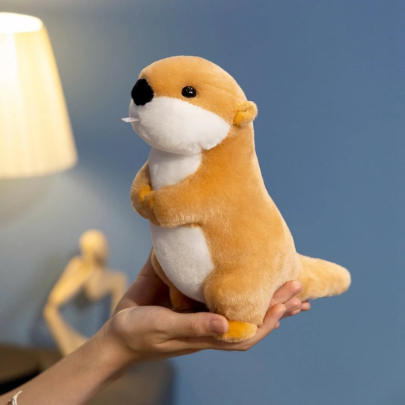 22cm Cute Silly Animal Marmot Plush Toy Soft Stuffed Marmota Plushies Lovely Beaver Doll Gift For Girl Boy Birthday