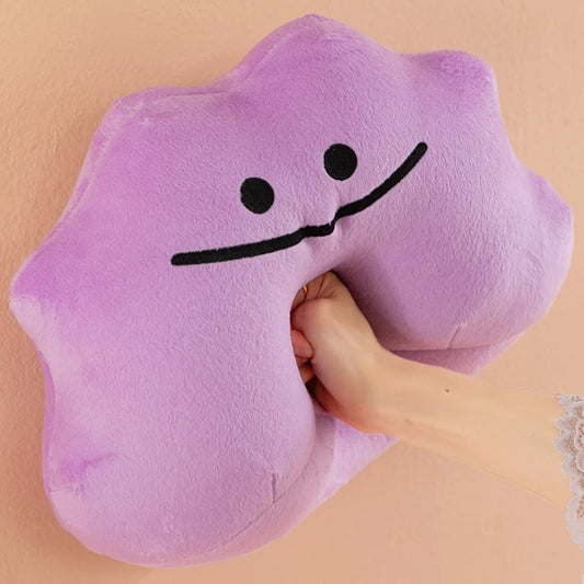30/60cm Cartoon Large Ditto Pillow Pokemon Plush Toys Doll Cute Ornament Stuffed Plushie Kawaii Sofa Pokémon Gift for Children