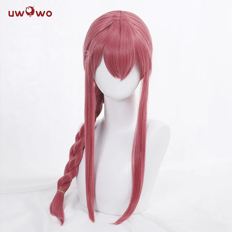 UWOWO Makimaa Cosplay Anime Makimaa Cosplay Costume Black Trench Shirt Tie Pants Men Women Suit Uniform